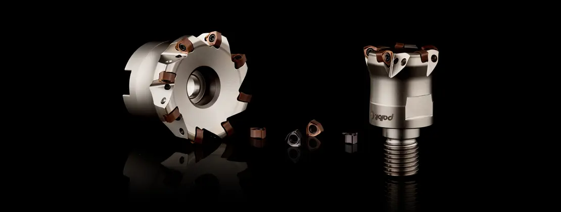 HEXAFEED 13118 high feed milling cutter with negative inserts
