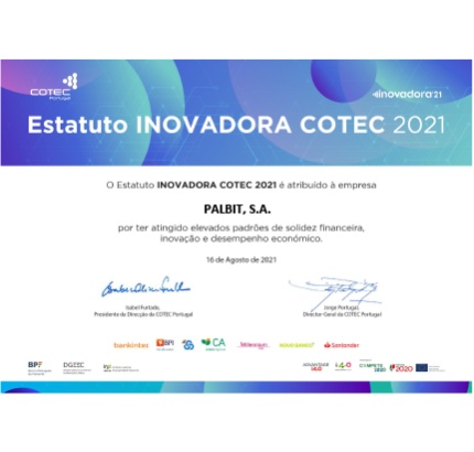 Estatuto INOVADORA COTEC 2021 | Palbit