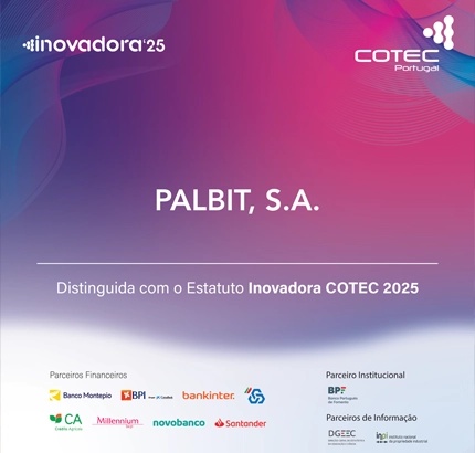 Palbit Recognized with the COTEC INOVADORA Status 2025