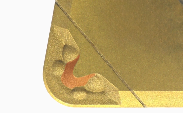 CHIP GUIDING AND CURLING ZONE