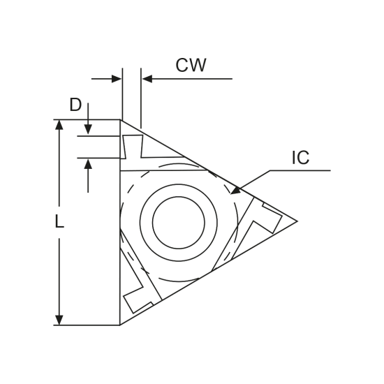 INSERT 11 ER W 0.60 PH6920 - DRW