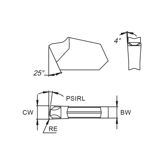 GRV INSERT GCMX-2.4L 8 PH5115 - DRW