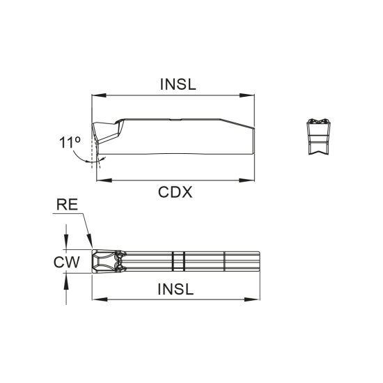 GRV INSERT MG0200A020-N01-CG PHL910 - DRW