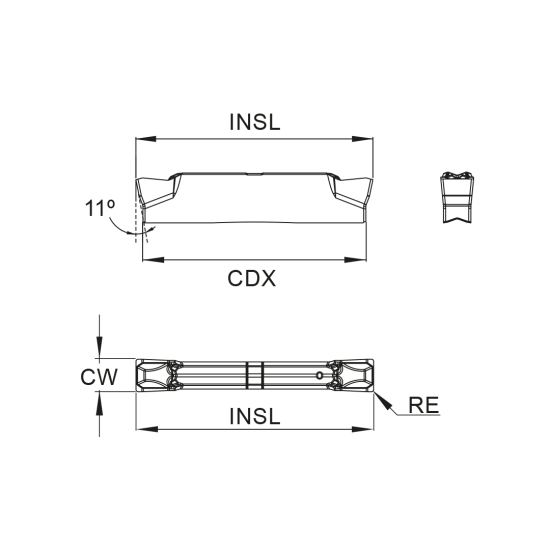 GRV INSERT MG0200A020-N02-CG PHL910 - DRW