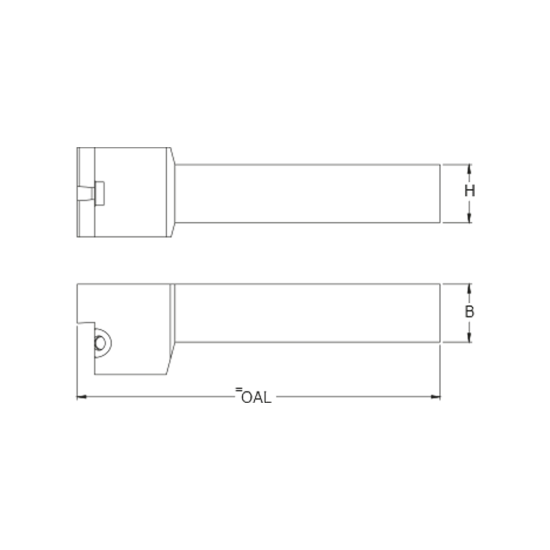 MODULAR TOOLHOLDER MGRML-125 20.20 - DRW
