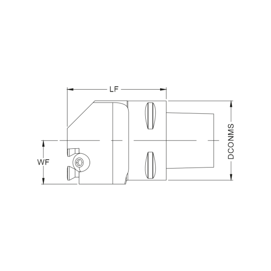 MODULAR TOOLHOLDER PSC32-MGLML 18040 - DRW
