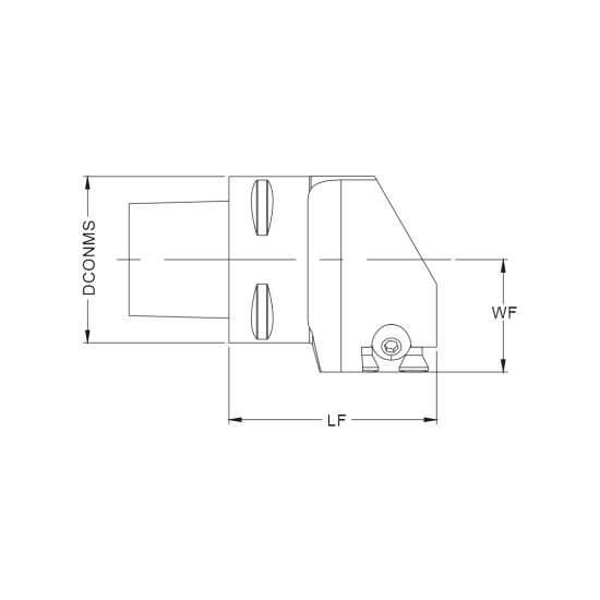 MODULAR TOOLHOLDER PSC32-MGRMC 22042 - DRW