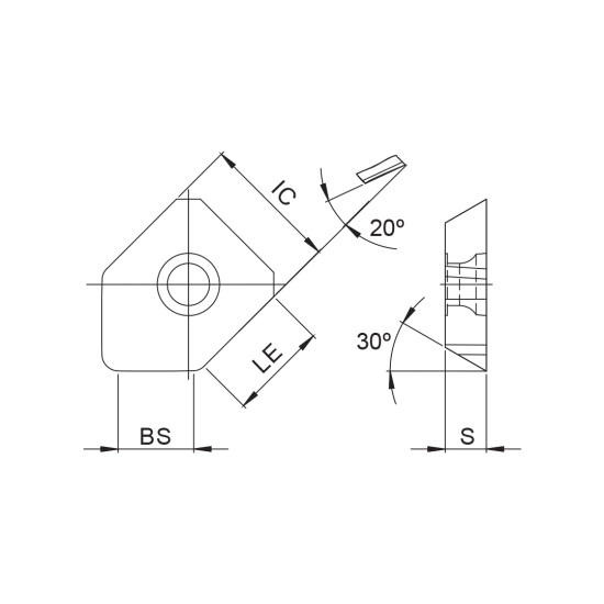INSERT SEHT 13T3 AGSN-W PH6125 - DRW