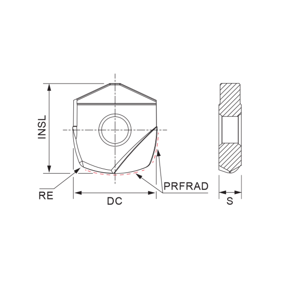 INSERT WCX-16 LE 1.5-16.0 PHF910 - DRW