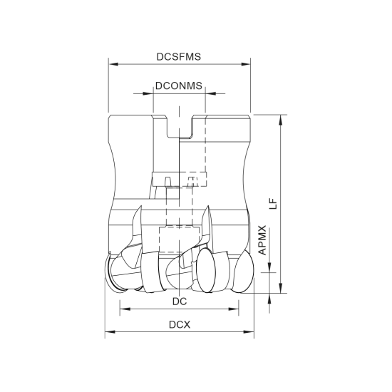 FRESA 050B44590-04-05-022040 - DRW