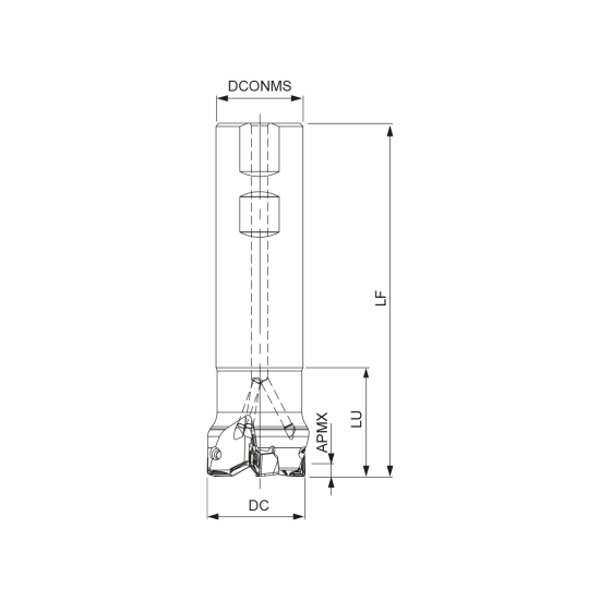 MILLING TOOL 020W49490-03-05-020150 - DRW