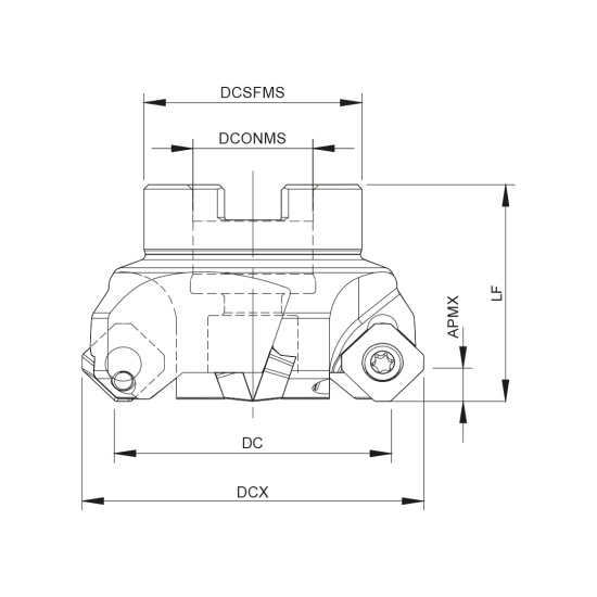 MILLING TOOL 125A06045-07-19-040063 - DRW