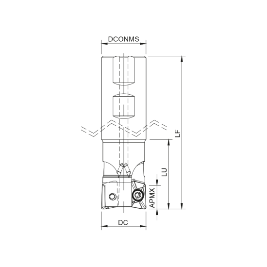 MILLING TOOL 040W20290-03-07-032200 - DRW