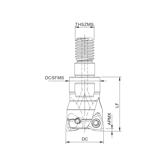 MILLING TOOL 020R49095-03-07-M10028 - DRW
