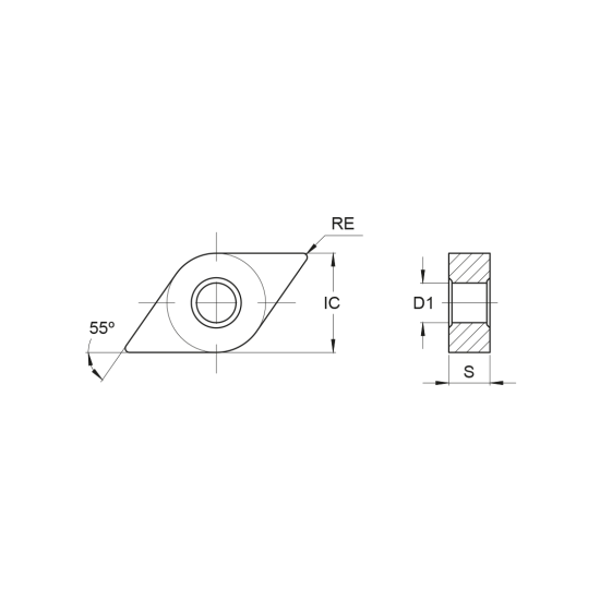 INSERT DNMG 150612-SS PH5115 - DRW
