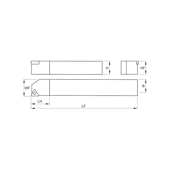 TOOLHOLDER STJC L 1616 M11 - DRW