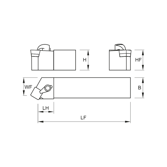 TOOLHOLDER CSTP R 2020 K12 - DRW