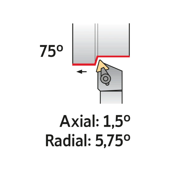 TOOLHOLDER CTBP L 1616 H11