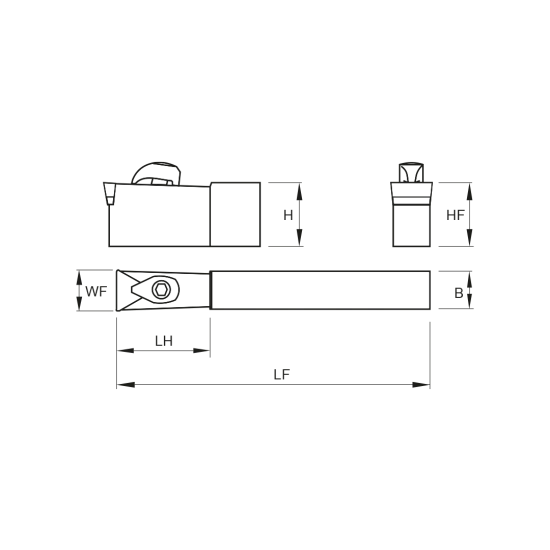 TOOLHOLDER CTCP N 1009 E11 - DRW