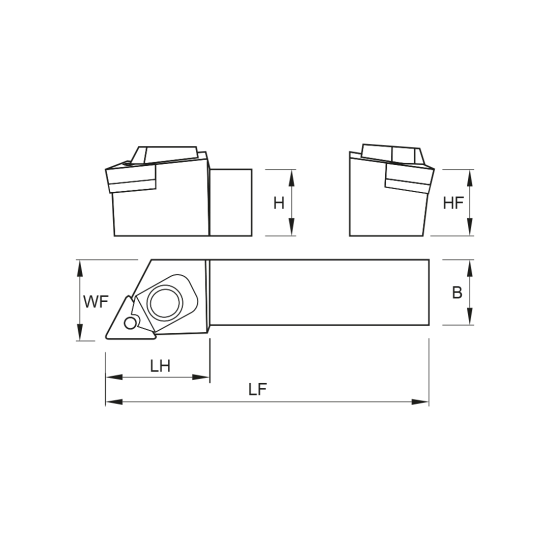 TOOLHOLDER MTJN R 2020 K16 - DRW