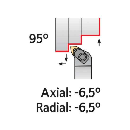 TOOLHOLDER MWLN L 2525 M08