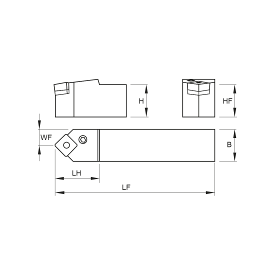 TOOLHOLDER PSDN N 1010 E09 - DRW