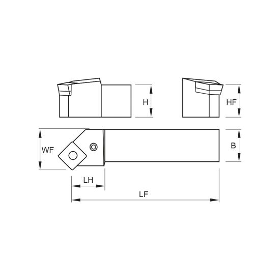 TOOLHOLDER PSSN R 2020 K12 - DRW