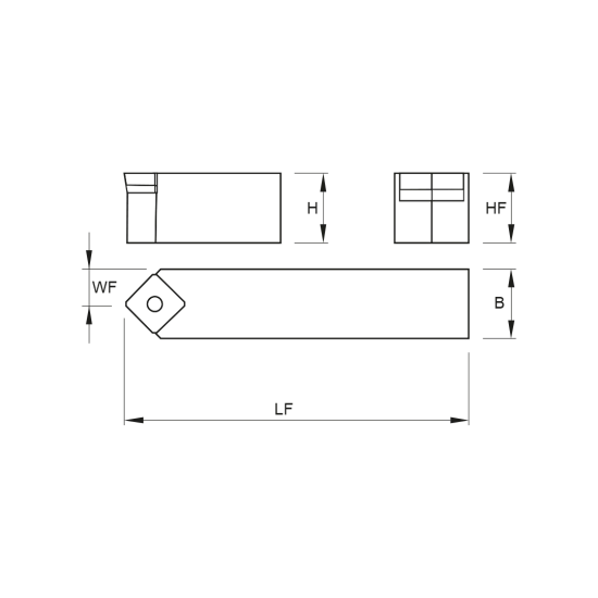 TOOLHOLDER SSDC N 1616 H09 - DRW