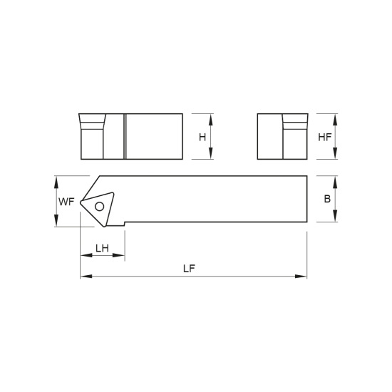 TOOLHOLDER STDC R 1010 E09 - DRW