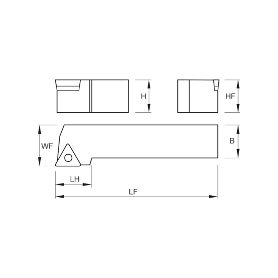 TOOLHOLDER STGC L 1010 E09 - DRW