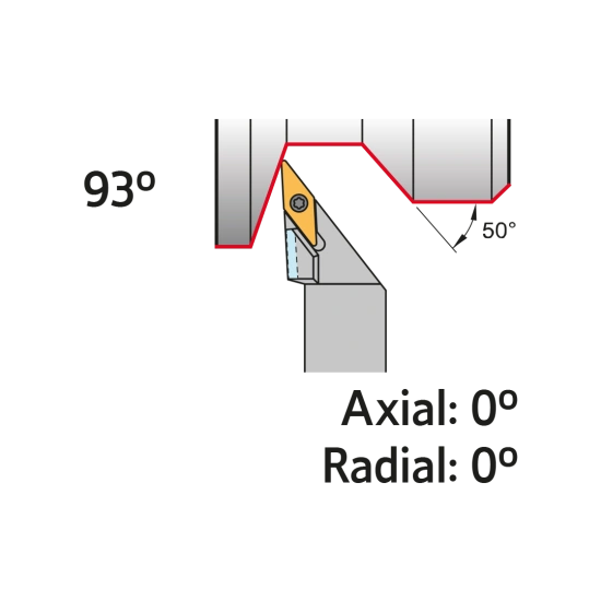 TOOLHOLDER SVJC L 2525 M16-A