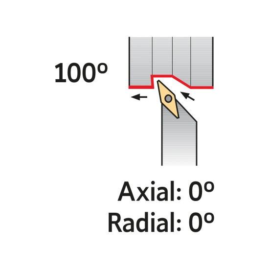 TOOLHOLDER SVZC R 2525 M16
