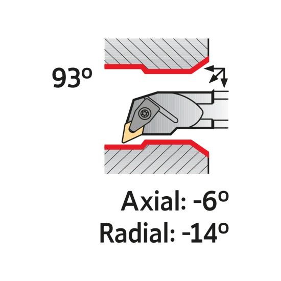 TOOLHOLDER S40V DDUN L 15