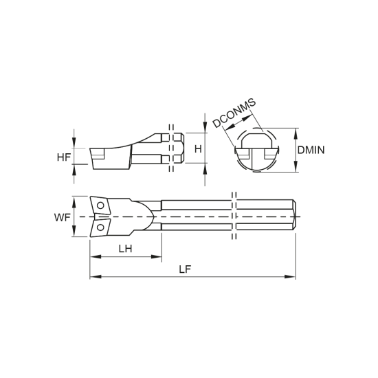 TOOLHOLDER S20S SCLC N 06 - DRW