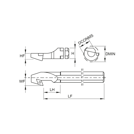 TOOLHOLDER S20S SDUC L 11-BT - DRW