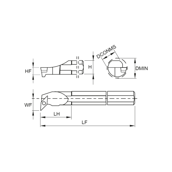 TOOLHOLDER S20S SVUC L 11 - DRW