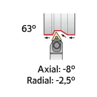 TOOLHOLDER MTNN R 2525 M16