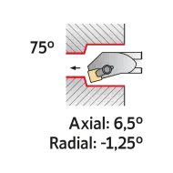 TOOLHOLDER S40V CSKP L 12